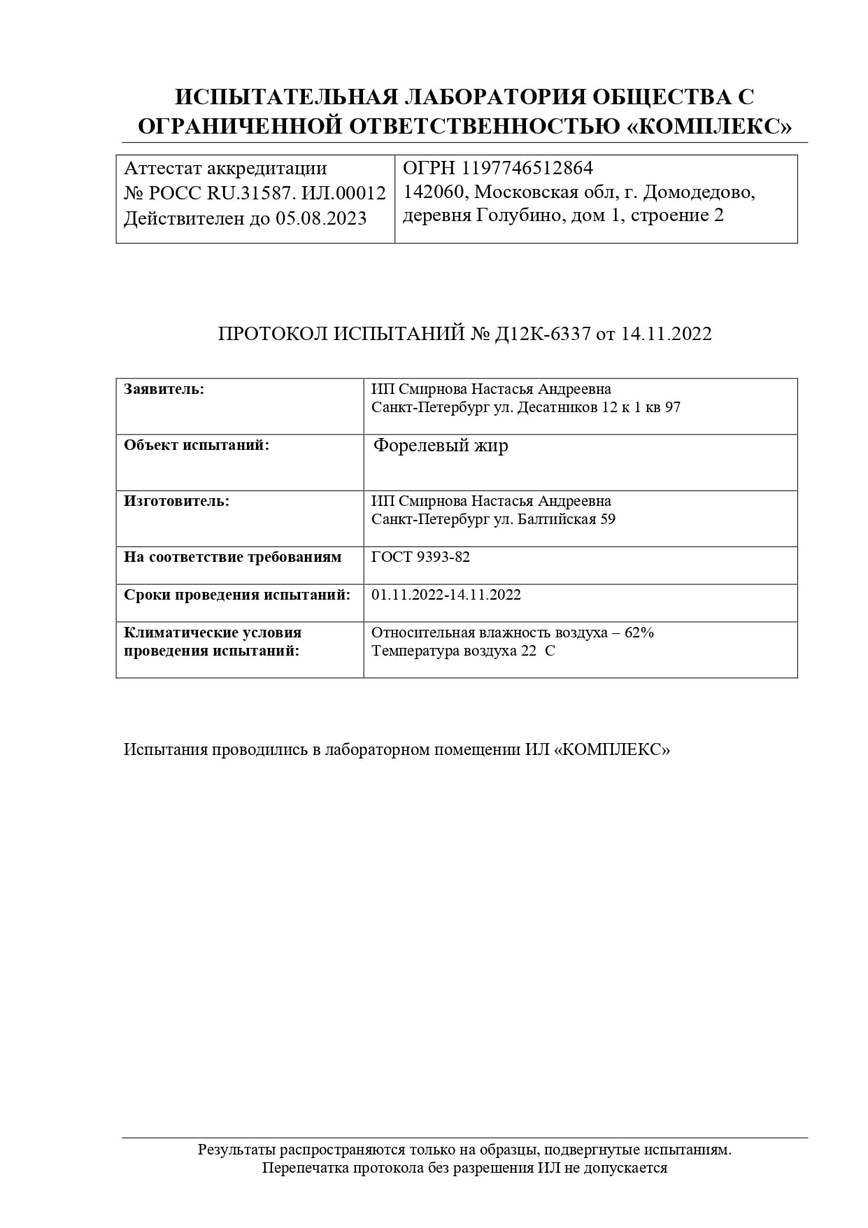 Свидетельство 22