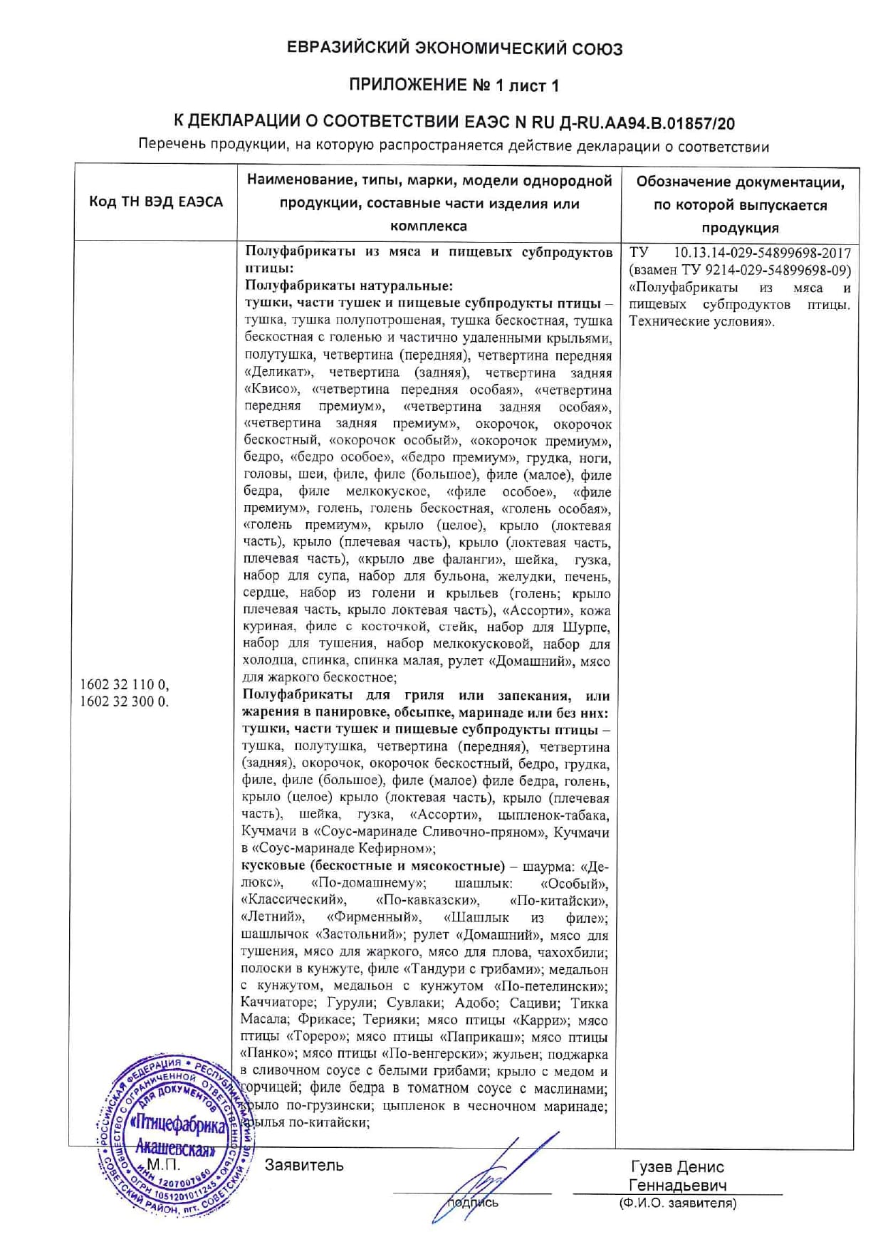 Свидетельство 44