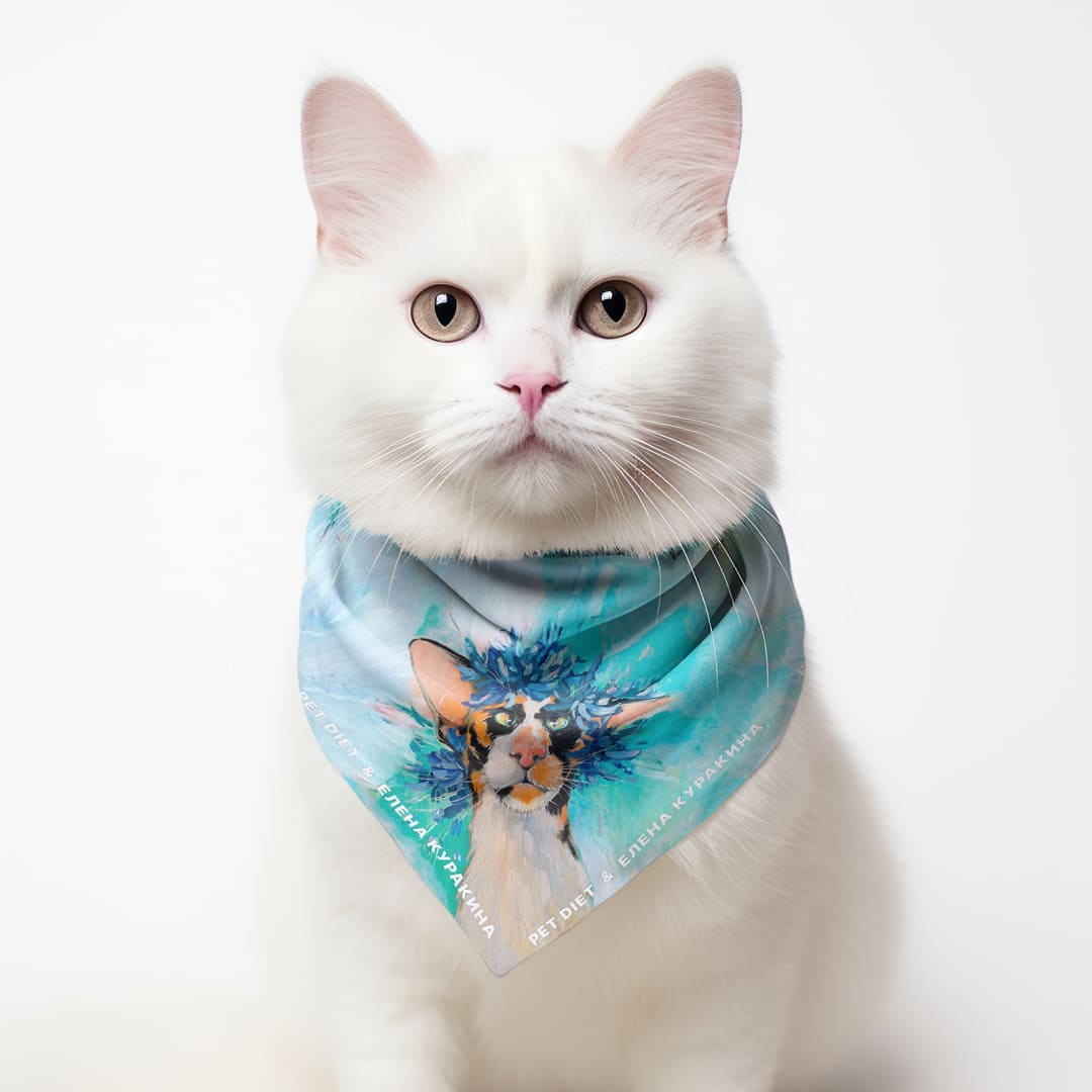Бандана Pet Diet x Елена Куракина